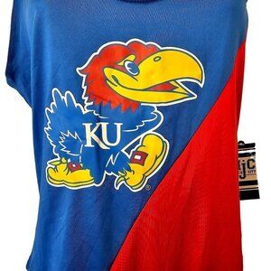 University of Kansas Jayhawks Sleeveless Body Suit ColorBlock Women Plus 2XL NWT